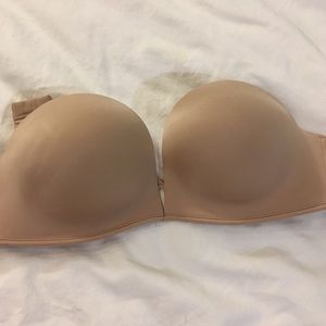 Victoria's Secret Nude Bombshell Strapless bra 32B